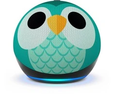 Ausinės „Amazon“ išmanioji kolonėlė „Echo Dot 5 Kids Owl“