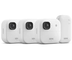 „Amazon“ apsaugos kamera „Blink Outdoor 2K+“ (3 kamerų sistema), balta