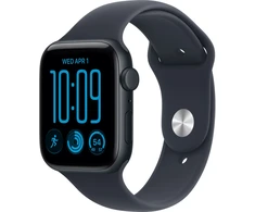 Apple Watch SE 3 GPS 44mm Midnight Aluminium Case with Navy Blue Sport Band - M/L - MJL94ET/A