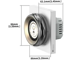 AQARA Jutiklinis ekranas Dial V1 sukamasis jungiklis su ekranu (DS-K01D)