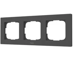Aqara Switch Frame H2 (3-gang), pilkas