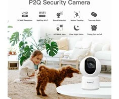 Arenti apsaugos kamera P2Q 4MP UHD Pan-Tilt WiFi Indoor