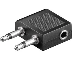 Goobay plane/travel headphone adapter 3.5mm