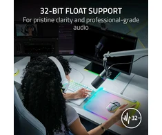 Ausinės Razer mikrofon Seiren V3 Pro, juodas