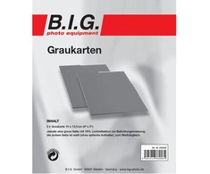 B.I.G. DIDELIS pilkos spalvos kortelių rinkinys 10x12cm 2vnt