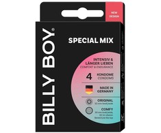 Billy Boy prezervatyvai Special Mix 4vnt