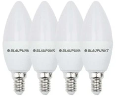 Blaupunkt LED Lamp E14, 4pcs | 6.8 W | Natural Baltas