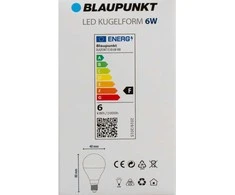 Blaupunkt LED lamp E14 P45 520lm 6W 2700K