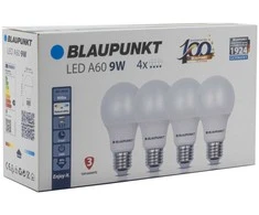 Blaupunkt LED lamp E27 A60 900lm 9W 4000K 4pcs