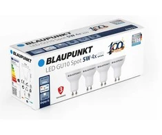 Blaupunkt Rinkinys 4 vnt - Blaupunkt Żarówki LED GU10 5W NW