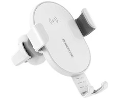 Borofone automobilinio telefono laikiklis-pakrovejas Q5, baltas