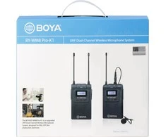 „Boya UHF Dual Lavalier“ belaidis mikrofonas BY-WM8 Pro-K1