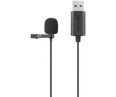 USB lavalier mikrofonas BOYA 4m kabelis, plug-and-play, juodas / BY-LM40 / BOYA10173