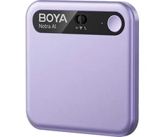 Ausinės BOYA Notra Voice Recorder with AI Transcription - Violetinė