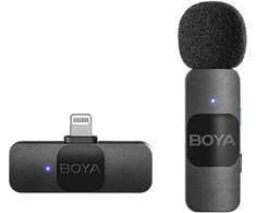 „Boya Ultra Compact“ belaidis mikrofonas BY-V1, skirtas „iOS“.