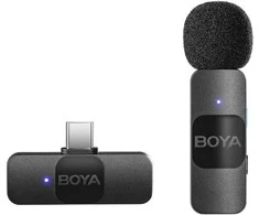 „Boya Ultra Compact“ belaidis mikrofonas BY-V10, skirtas „Android“.