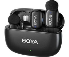 Boya wireless microphone mini 2-03 Lightning, matte juodas