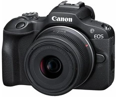 Canon EOS R100 + 18-45mm, juodas