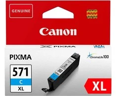 Canon rašalo kasetė CLI-571XL, žalsvai mėlyna