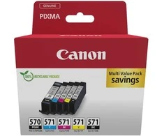 „Canon“ rašalo kasetė PGI-570/CLI-571, kelių pakuočių rinkinys