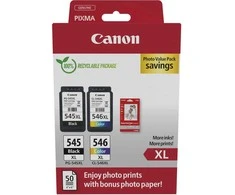 Canon ink PG-545 XL/CL-546XL Value Pack