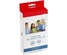 Canon fotopopierius + rašalo kasetė KP-36IP 10x15cm 36 lapai