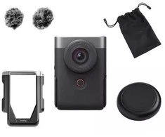 Canon PowerShot V10 Advanced Vlogging Kit Sidabrinė