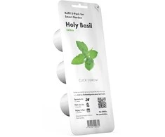 Click &amp; Grow sėklos išmaniajam vazonui - Bazilikas (Holy Basil) 3vnt.
