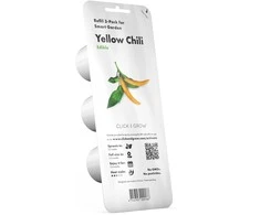 Click &amp; Grow Smart Garden pildymas Geltona Chili 3vnt