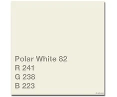 Popierinis fonas Colorama 2,72x11m Polar baltas 82