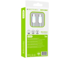 D-Fruit cable USB-C - USB-C DF159 1m, helesinine