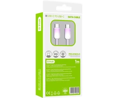 D-Fruit cable USB-C - USB-C DF162 1m, violet