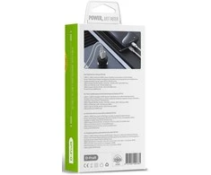 Automobilinis įkroviklis D-FRUIT DF103, USB-A/USB-C , 60 W, juodos sp.