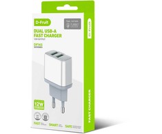 Kilimėlis D-Fruit charger 12W 2xUSB-A DF143