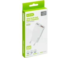 D-Fruit charger 30W USB-A/USB-C DF134