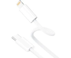 D-Fruit kabelis USB-C – Lightning 1m, baltas (DF118)