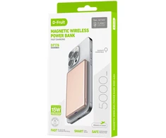 D-Fruit power bank 5000mAh Wireless DF176, pink