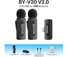 BOYA belaidis mikrofonas BY-V20
