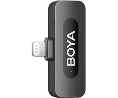 BOYA belaidis mikrofonas BY-V3 2.4GHz su 2 siųstuvais ir 1 imtuvu (Lightning) Juodas EU