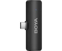 BOYA Microphone Wireless BY-V4 2.4GHz with 4 transmitters and 1 receiver (Type-C) Juodas EU