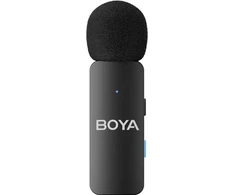 BOYA Microphone Wireless BY-V4 2.4GHz with 4 transmitters and 1 receiver (Type-C) Juodas EU