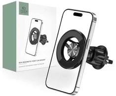 Tech-Protect N54 automobilinis telefono laikiklis su MagSafe oro grotelėms – juodos spalvos