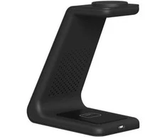 Tech-Protect belaidis įkroviklis A36 3in1 QI15W, juodas