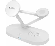 Tech-Protect belaidis įkroviklis A41 3in1 QI15W, baltas