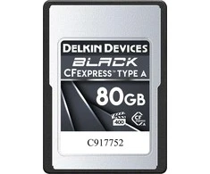 Delkin atminties kortelė CFexpress 80GB Juodas Type A