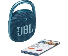 JBL Clip 4 nešiojama vandeniui atspari kolonėlė, Mėlyna