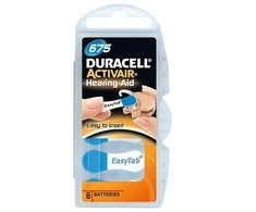 DURACELL DA675 N6 Elementai klausos ap.