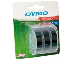 Dymo reljefinė juosta 3D 9mm 3m 3vnt