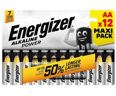 Energizer battery Alkaline Power AA CHP12