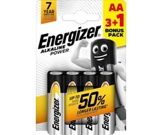 Energizer battery Alkaline Power AA CHP4 3+1